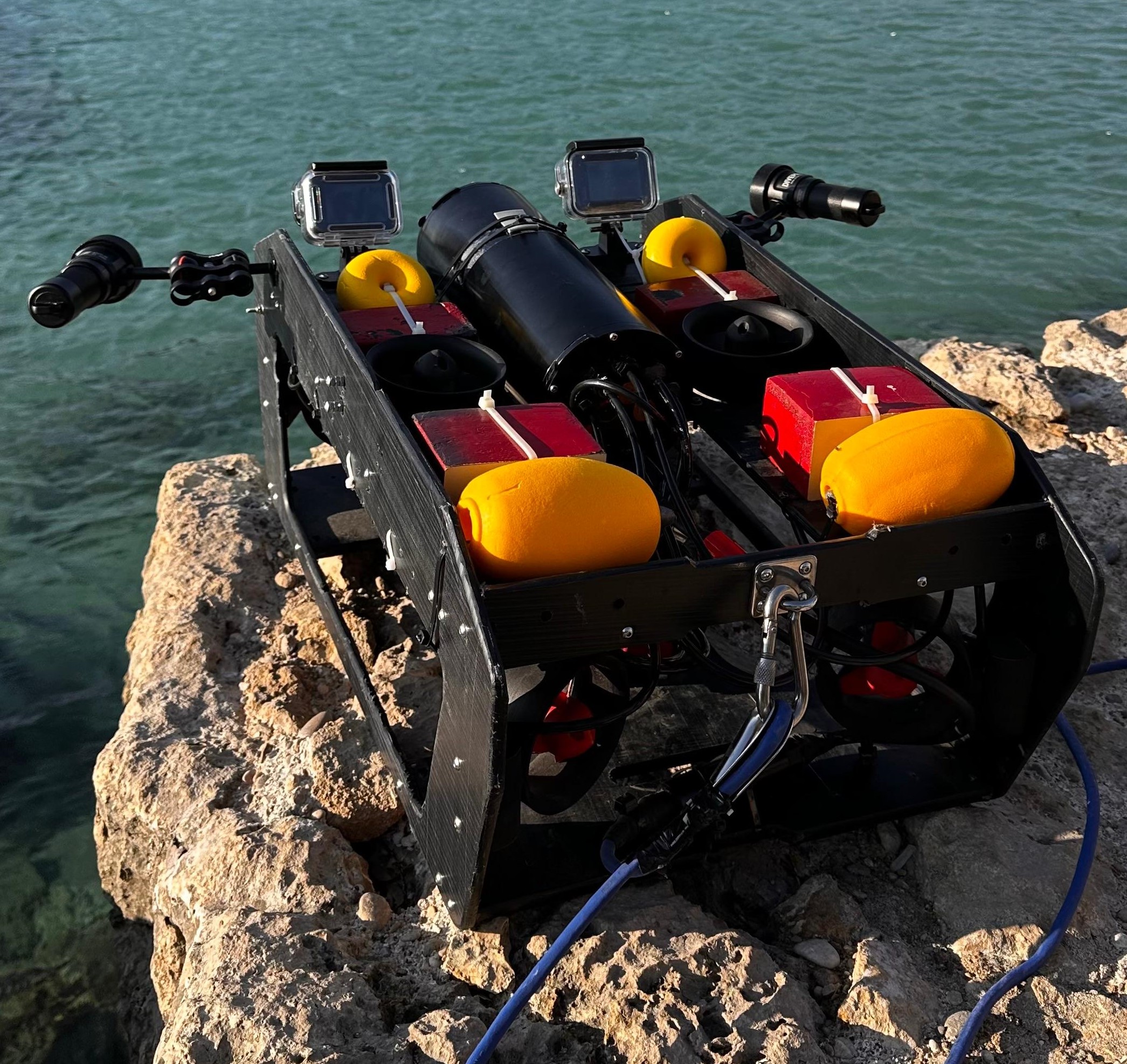 Self-Built Underwater Robot